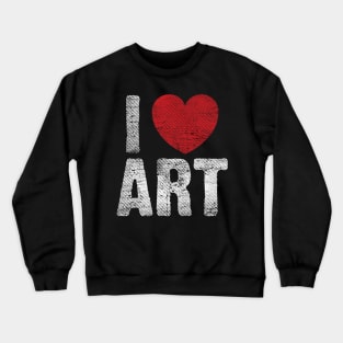 I Heart Art Crewneck Sweatshirt